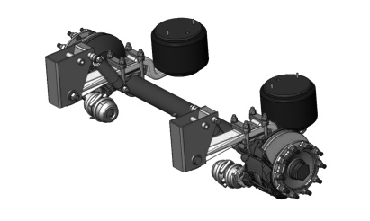 Агрегат AVG Axle 9тн., без ABS / тормоз барабанный