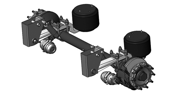 Агрегат AVG Axle 9тн., c ABS / тормоз барабанный