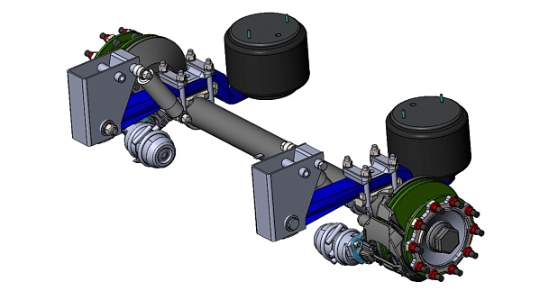 Агрегат AVG Axle 9тн., c ABS / тормоз барабанный