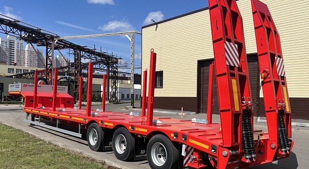 Low bed semitrailer HARTUNG 9104-03, ч/н H393.1465.000.000