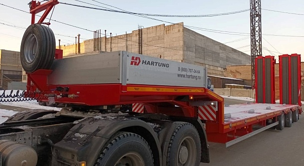 Полуприцеп-тяжеловоз HARTUNG 9104-03, модификация 9104-03.002, ч.н. H9132.566-0000.000