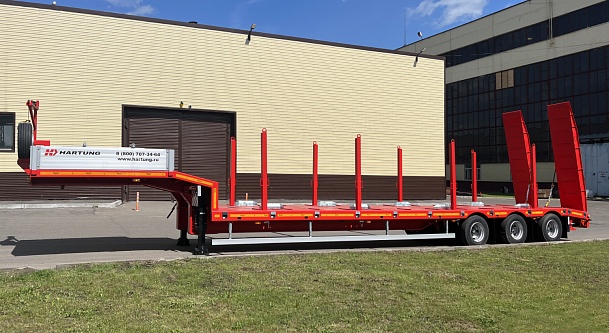 Low bed semitrailer HARTUNG 9104-03, ч/н H393.1465.000.000
