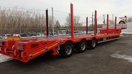 Low bed semitrailer 9104-03, modification 9104-03.002, drawing number H9132.483-0000.000